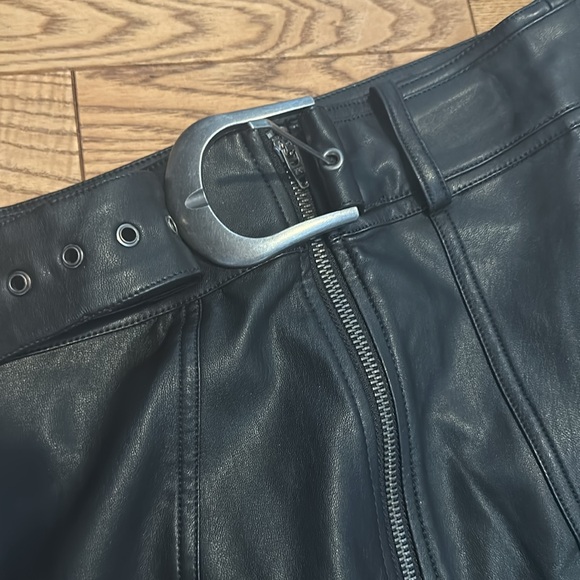 Free people Faux leather skirt - Picture 2 of 8